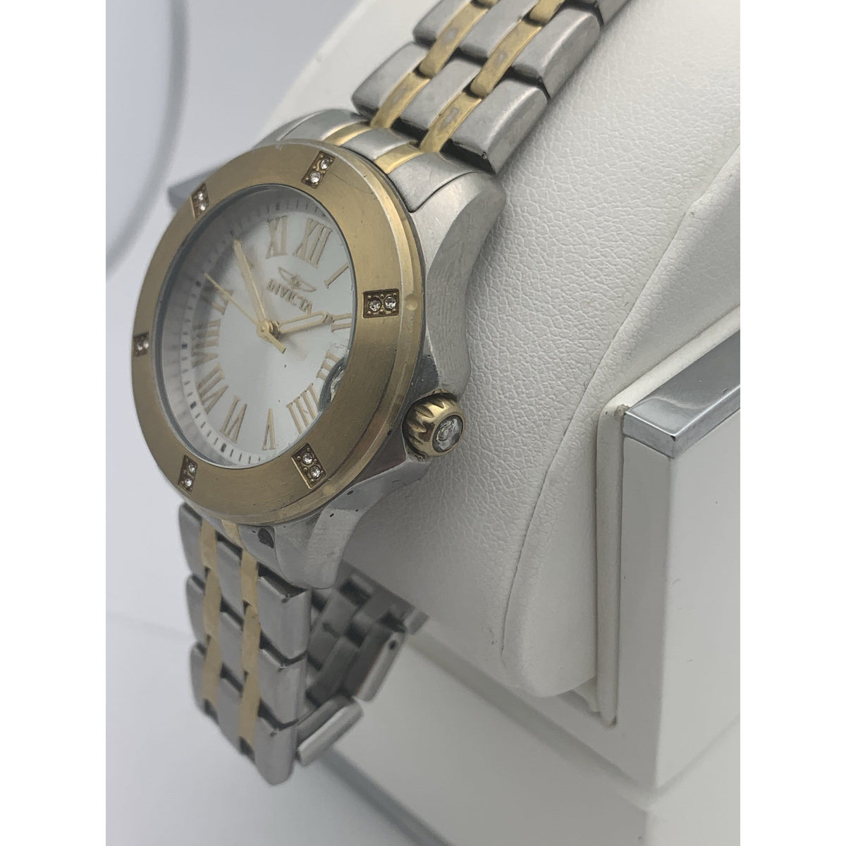 Invicta Ladies Silver Dial Two Tone Stainless Steel Watch 20373