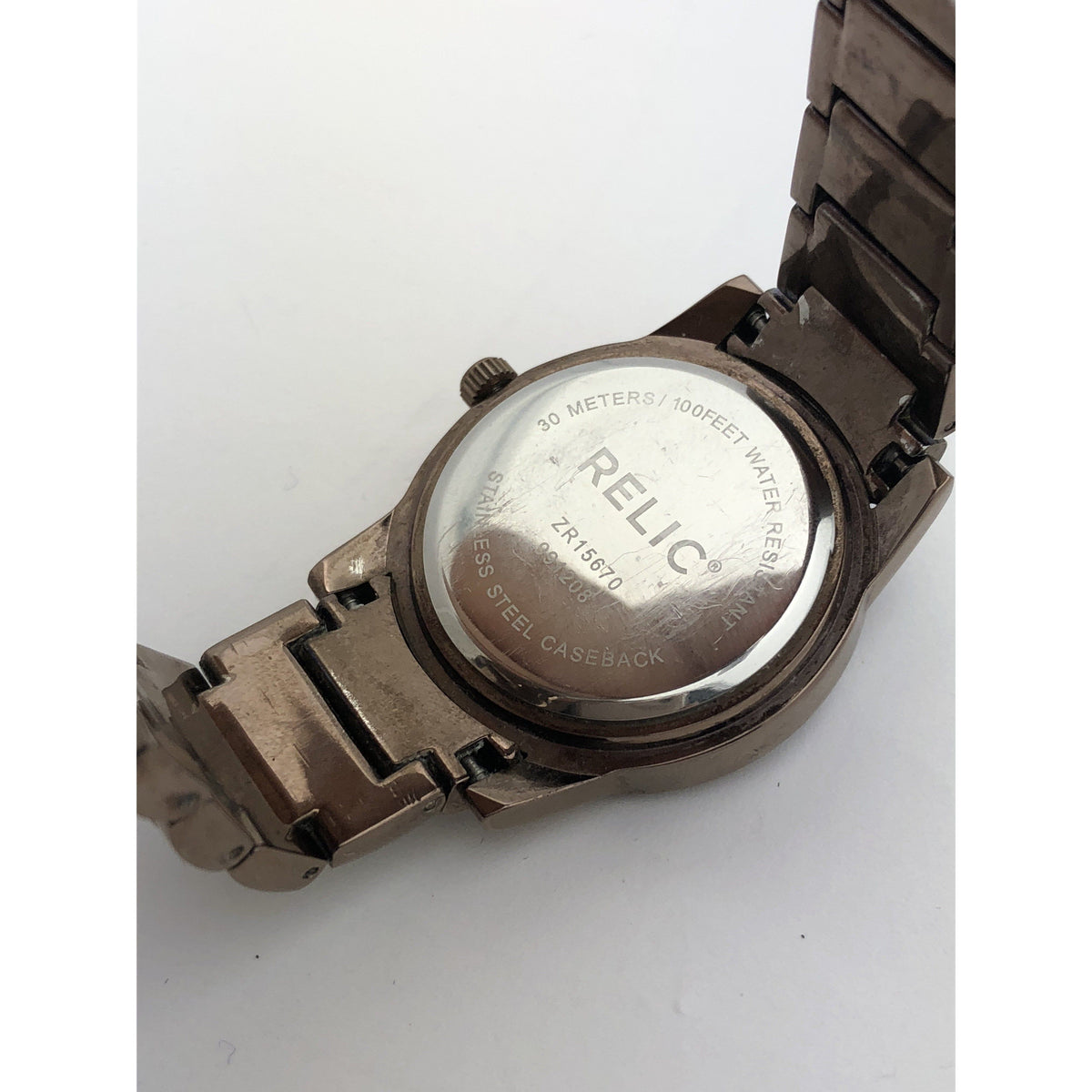 Relic Ladies Brown Dial Brown Tone Stainless Steel Watch 991208