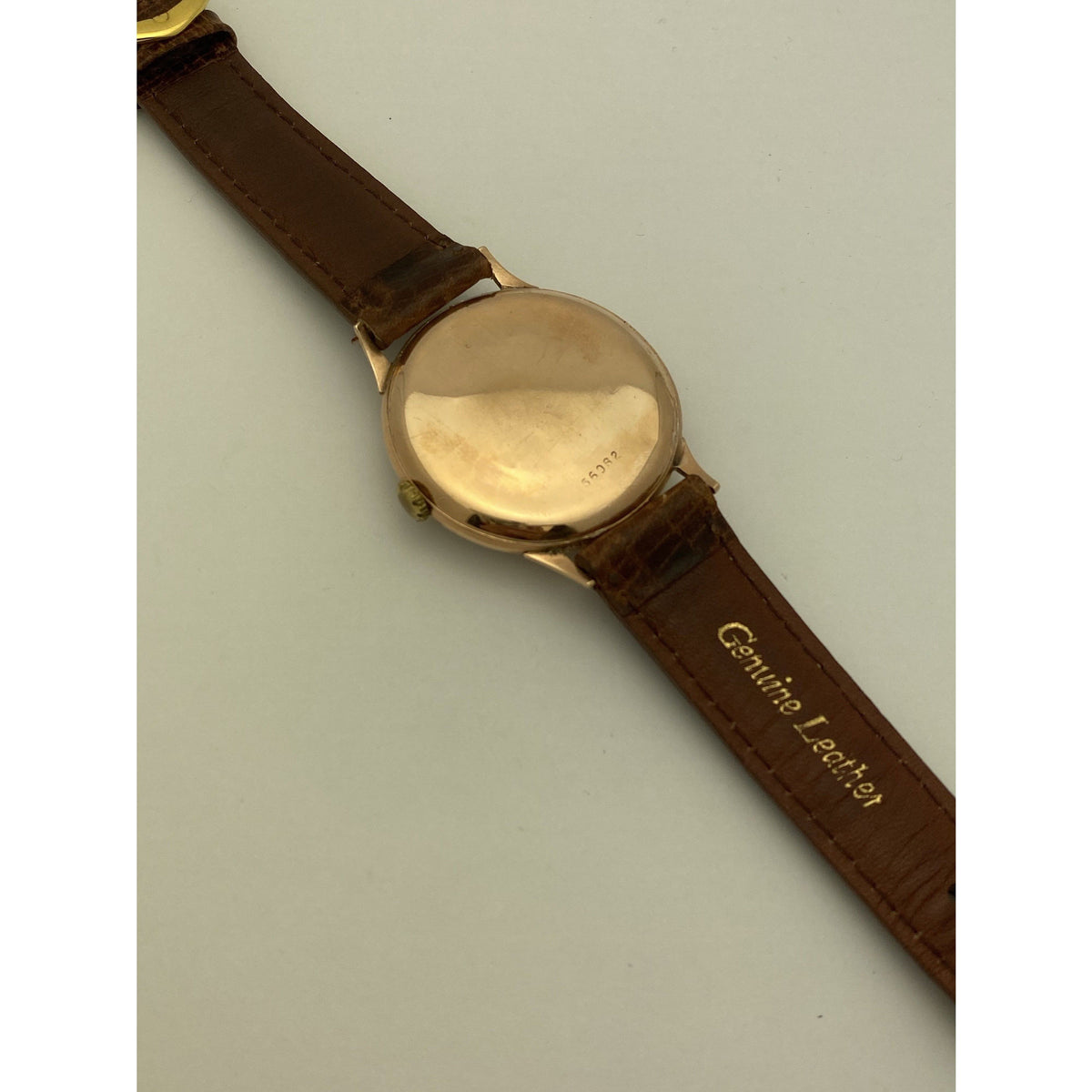 Doxa Anti-Magnetic 14K Rose Gold Mechanical Vintage Men's Watch 56982