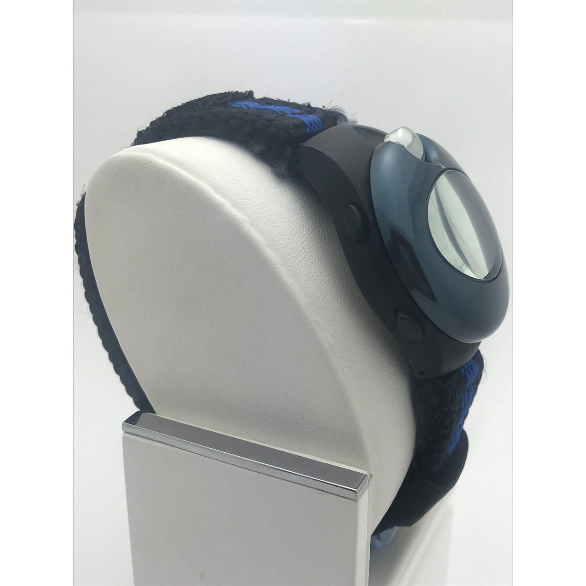 Pulsar Spoon Men's Black & Blue Fabric Velcro Strap Digital Watch PZX015S