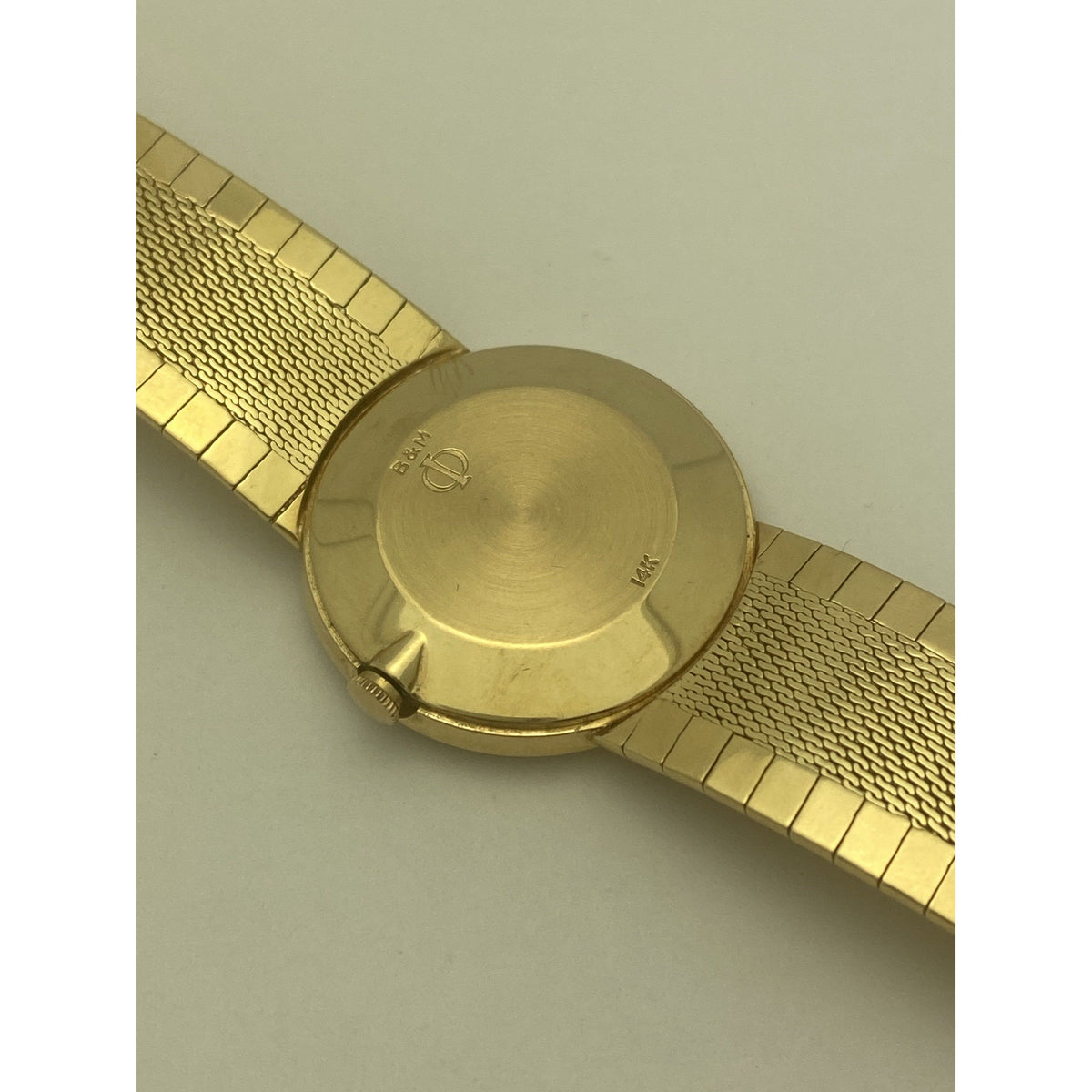 Baume & Mercier Geneve Vintage Solid 14K Yellow Gold Swiss Watch