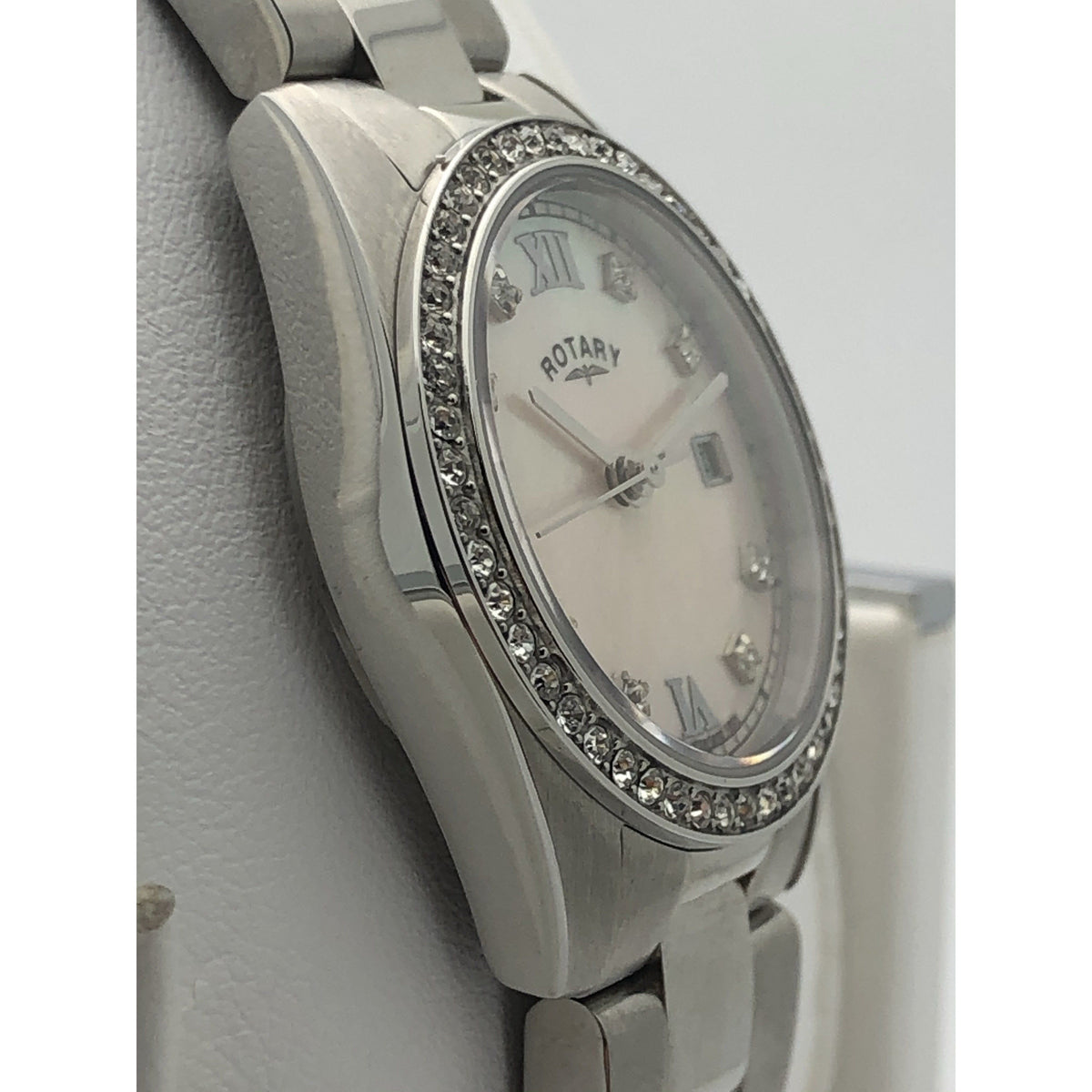 Rotary Ladies MOP Dial Havana Dolphin Standard Stainless Steel Watch LB02343/07