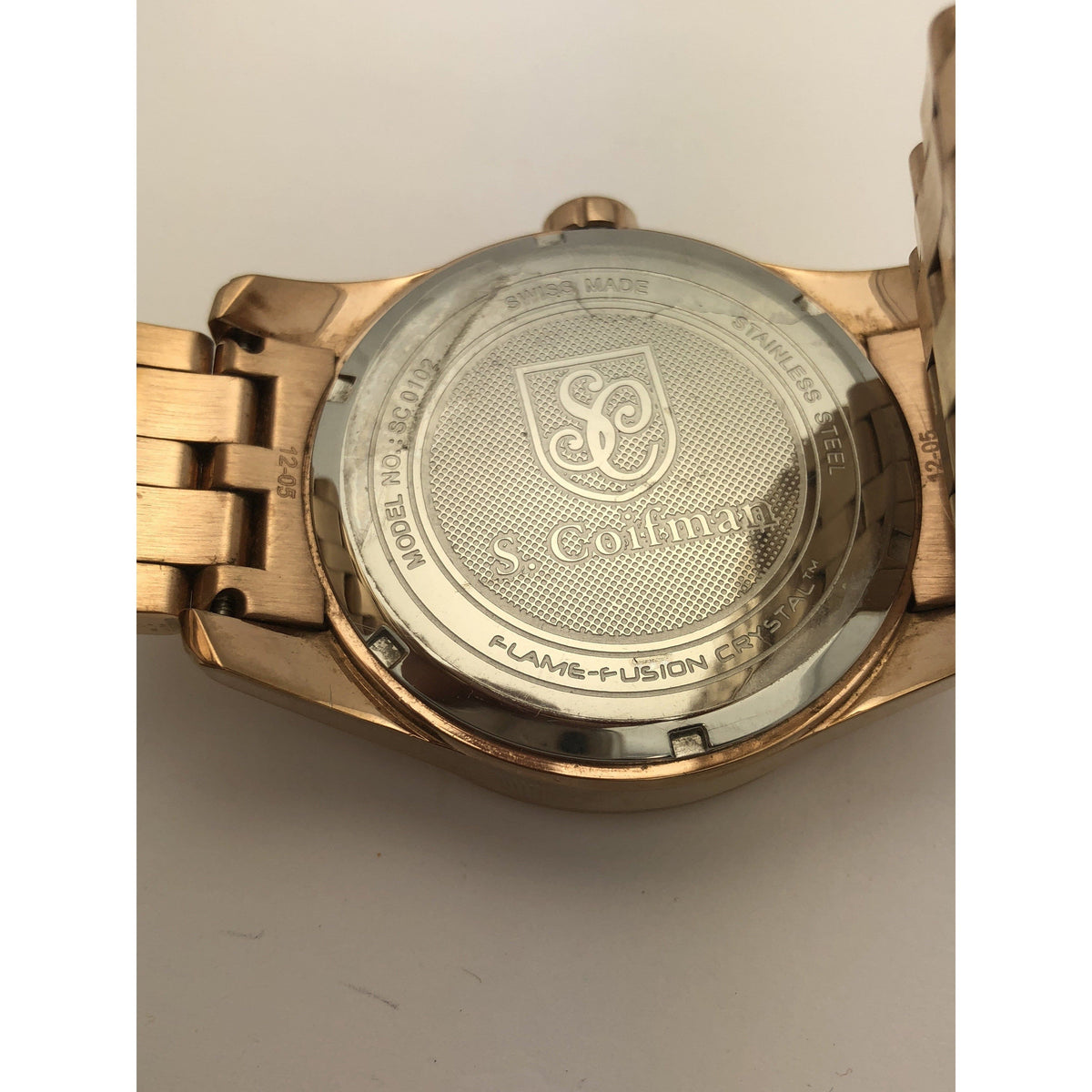 S. Coifman By Invicta Men's Silver Stainless Steel Case Watch SC0102