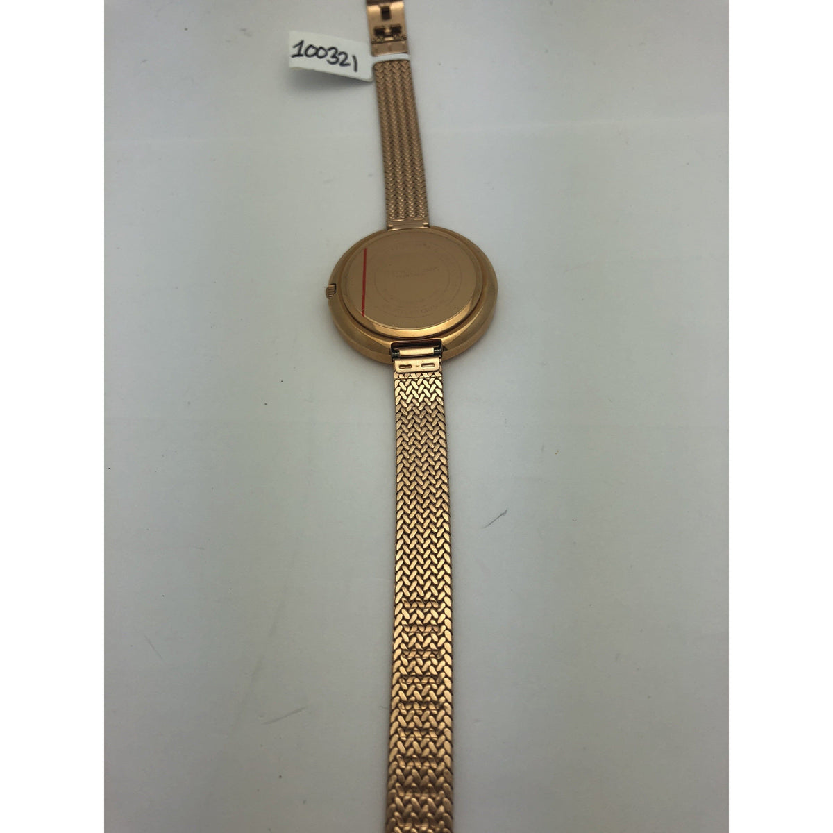 Stuhrling Ladies Quartz Rose Gold Dial Stainless Steel Watch