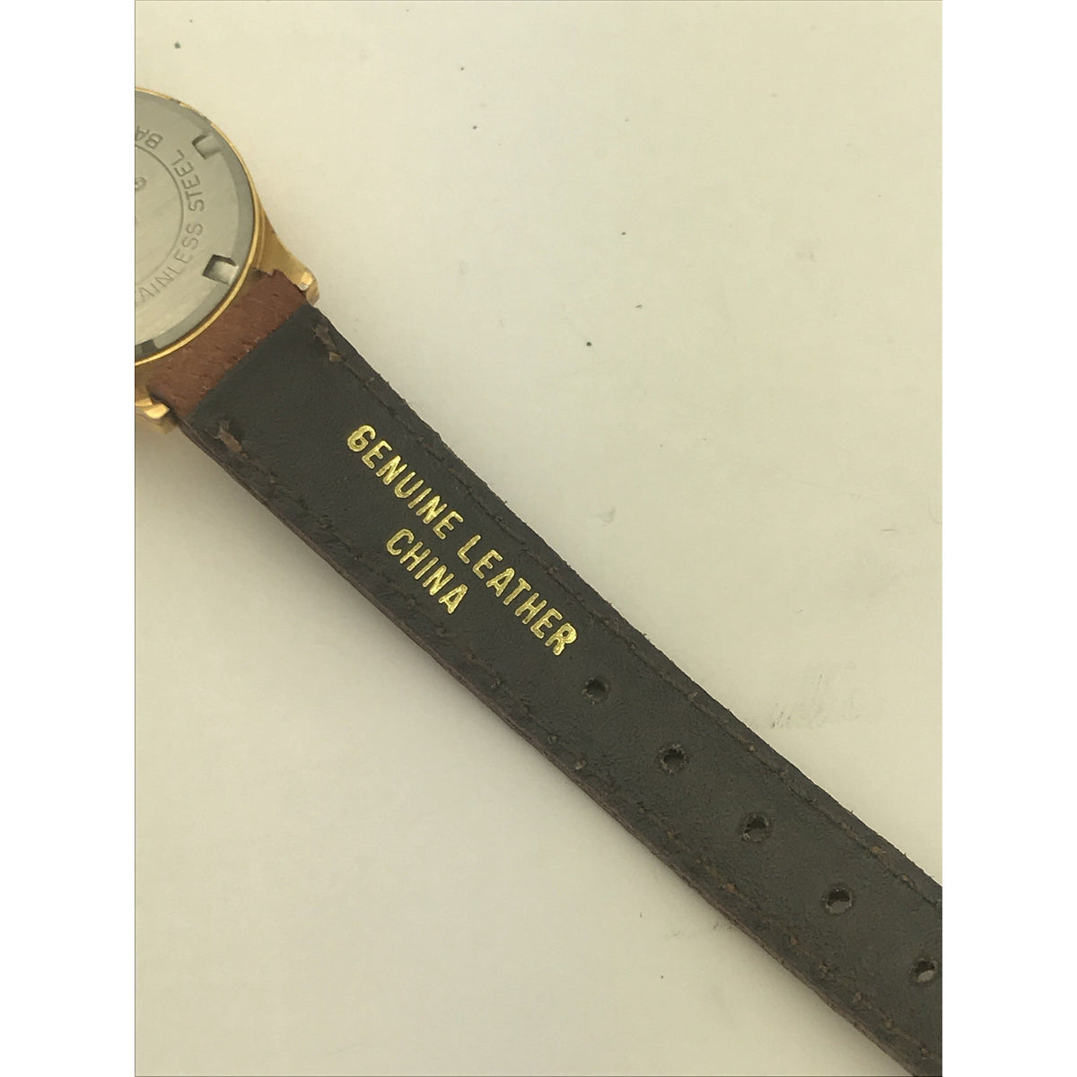 Rocar Ladies 15 Jewels Antimagnetic Brown Leather Band Watch 6047