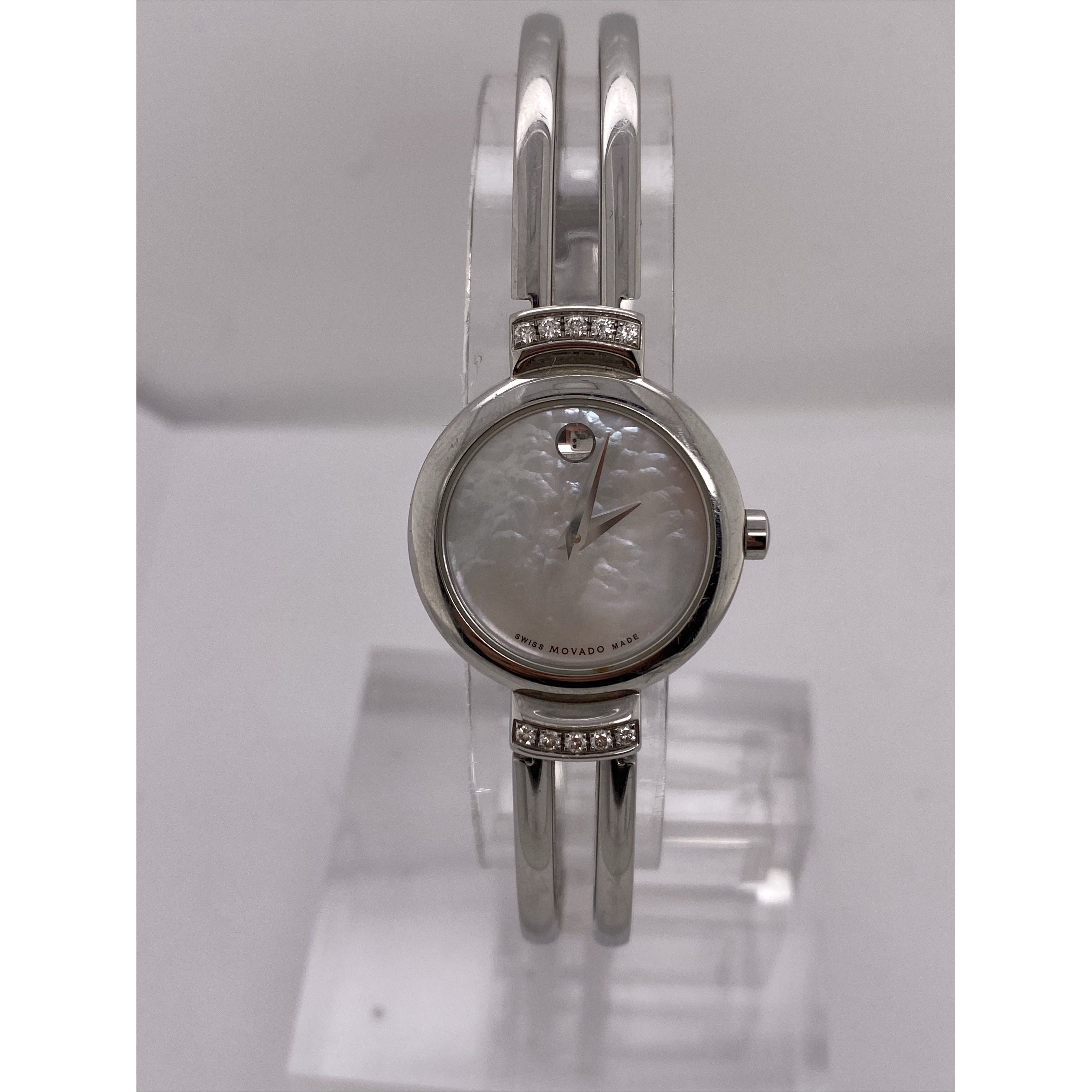 Movado silver x black 06 3 14 1013 23mm Harmony Watch ref.297611 - Joli  Closet