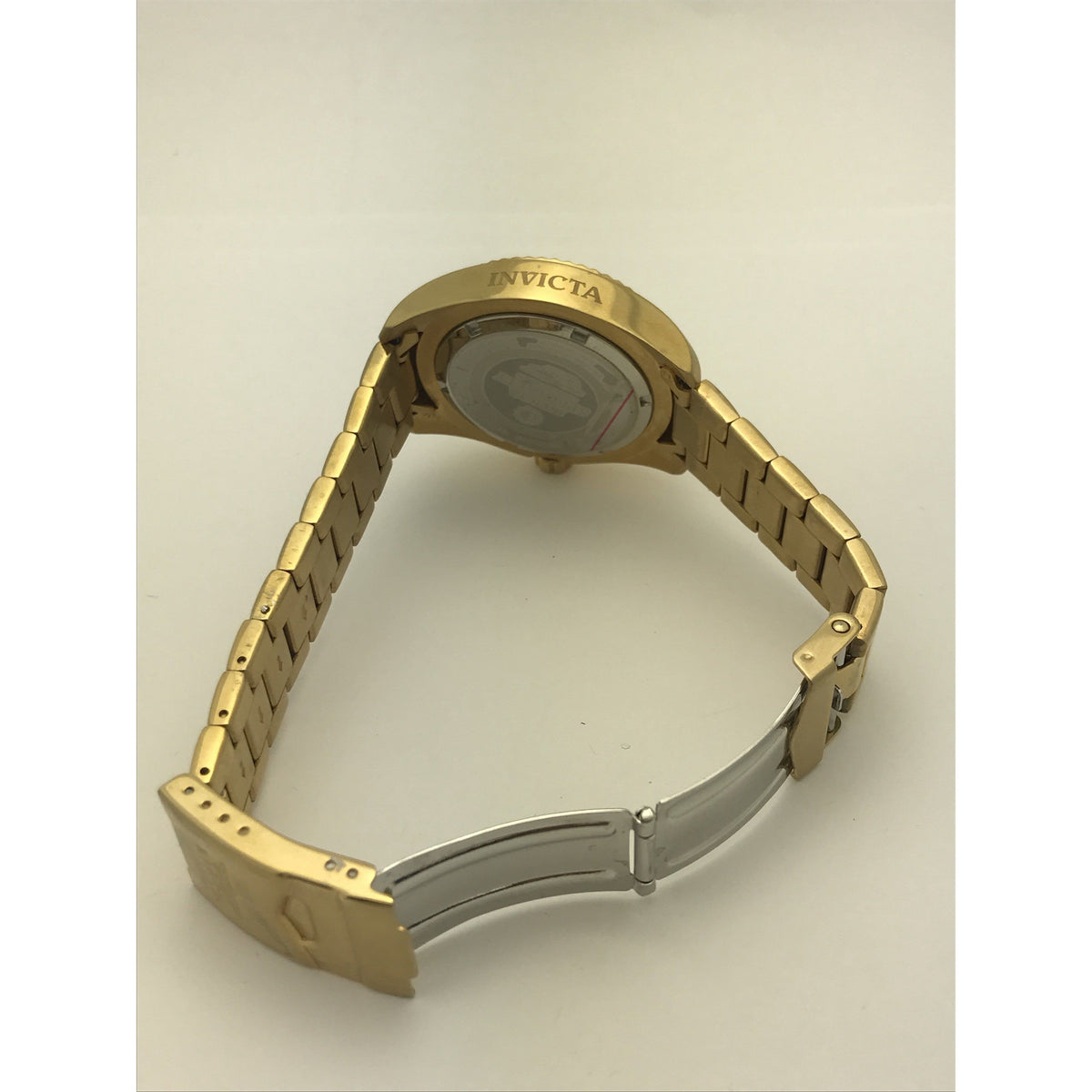 Invicta Ladies MOP Dial Gold Tone Stainless Steel Bracelet Watch 20352