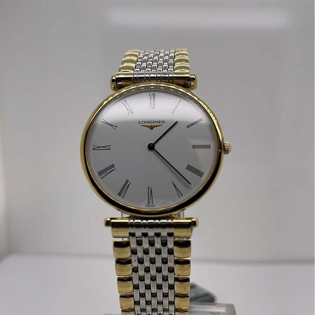 Longines La Grande Classique Men's White Dial Two Tone Stainless Steel Bracelet Watch L46352
