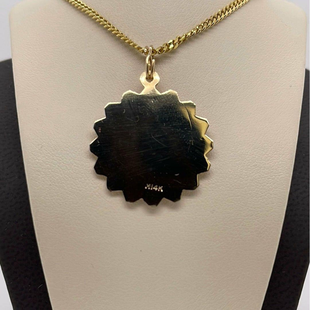 14K Yellow Gold Boy Charm Pendant P053