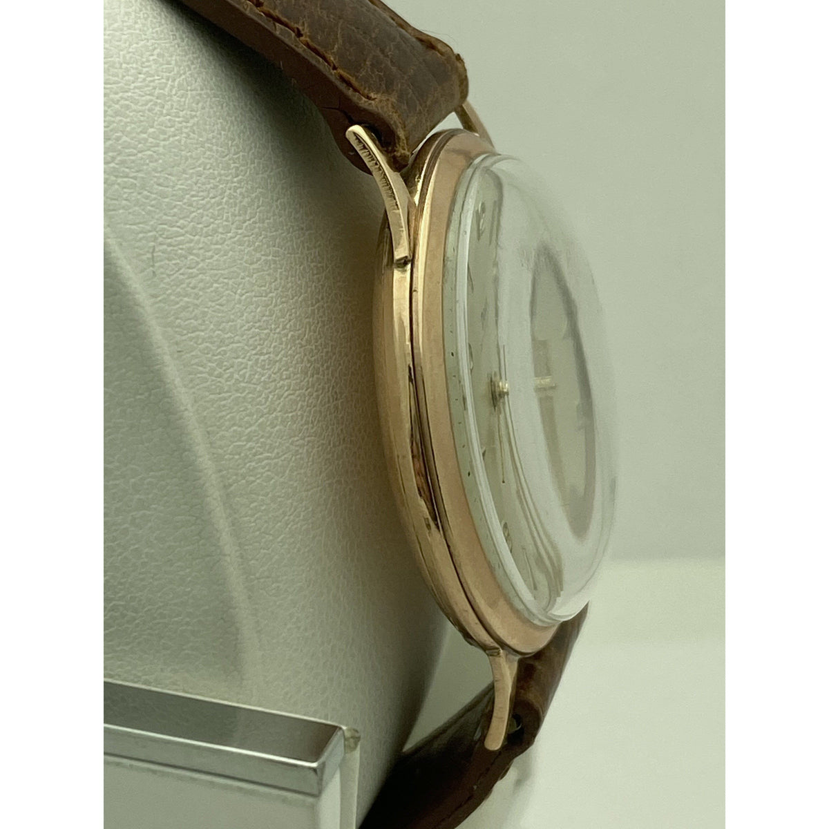 Doxa Anti-Magnetic 14K Rose Gold Mechanical Vintage Men's Watch 56982