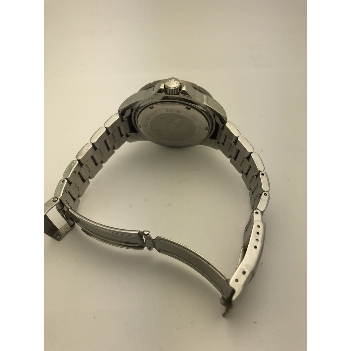 Invicta Men’s Silver Dial Stainless Steel Case and Bracelet Watch 14056