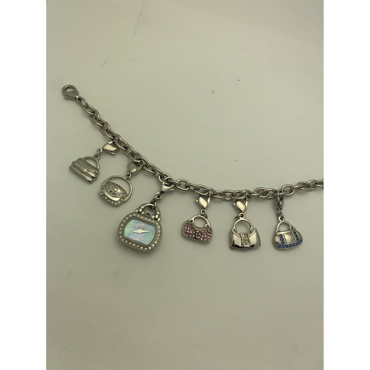 Citizen Eco-Drive Ladies Silver Tone Bracelet Charm Watch EG2310-61N