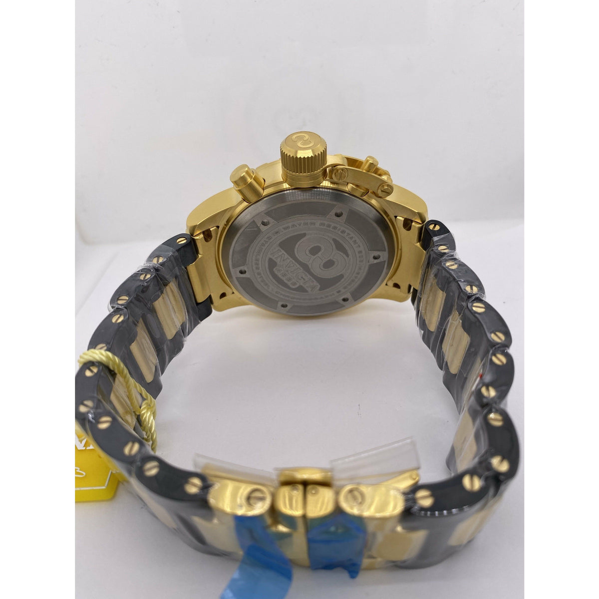 Invicta Men's Corduba Mother of Pearl Dial Black/Gold Rubber Strap Watch 4899