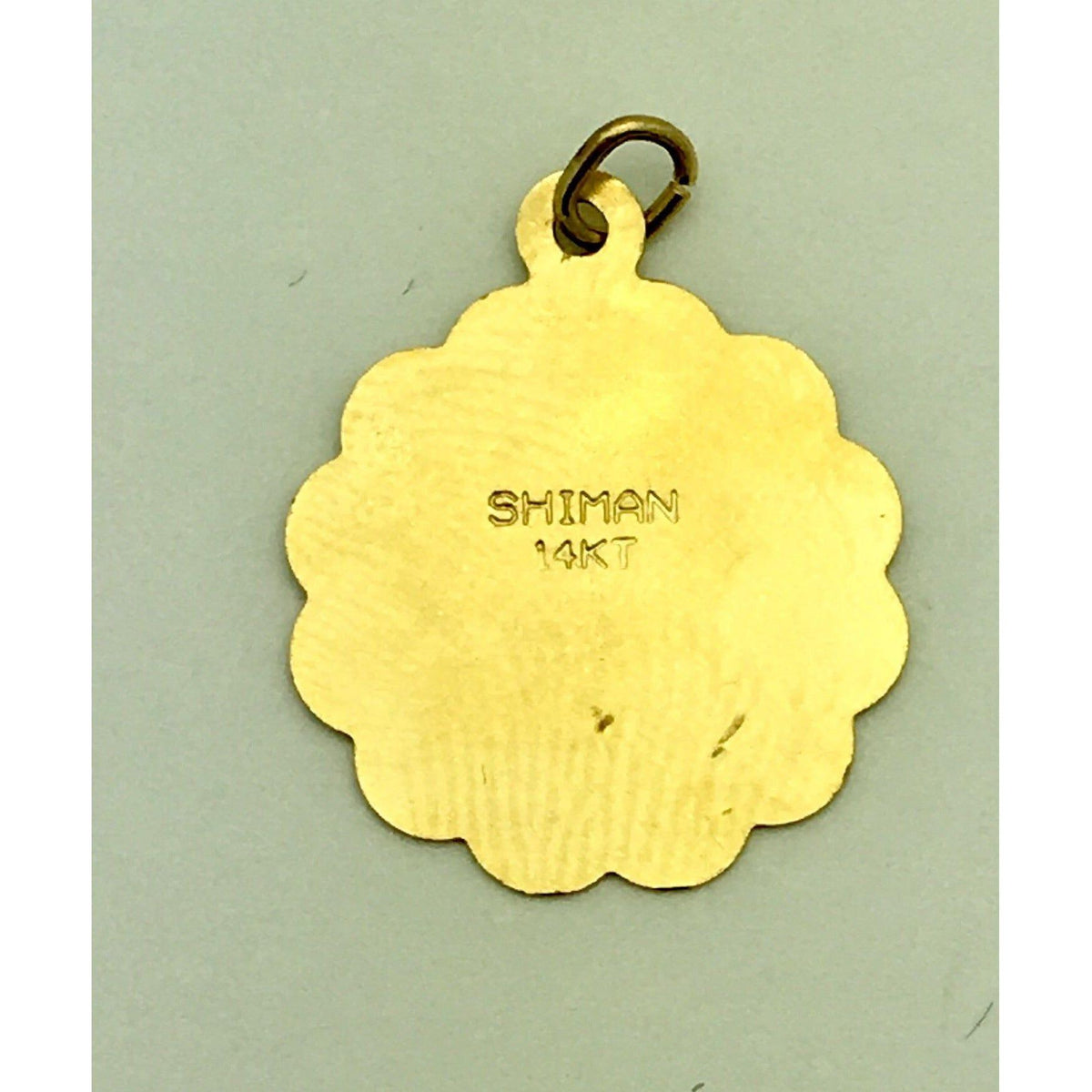 CHARJ008 14K Yellow Gold Confirmation Cross Charm