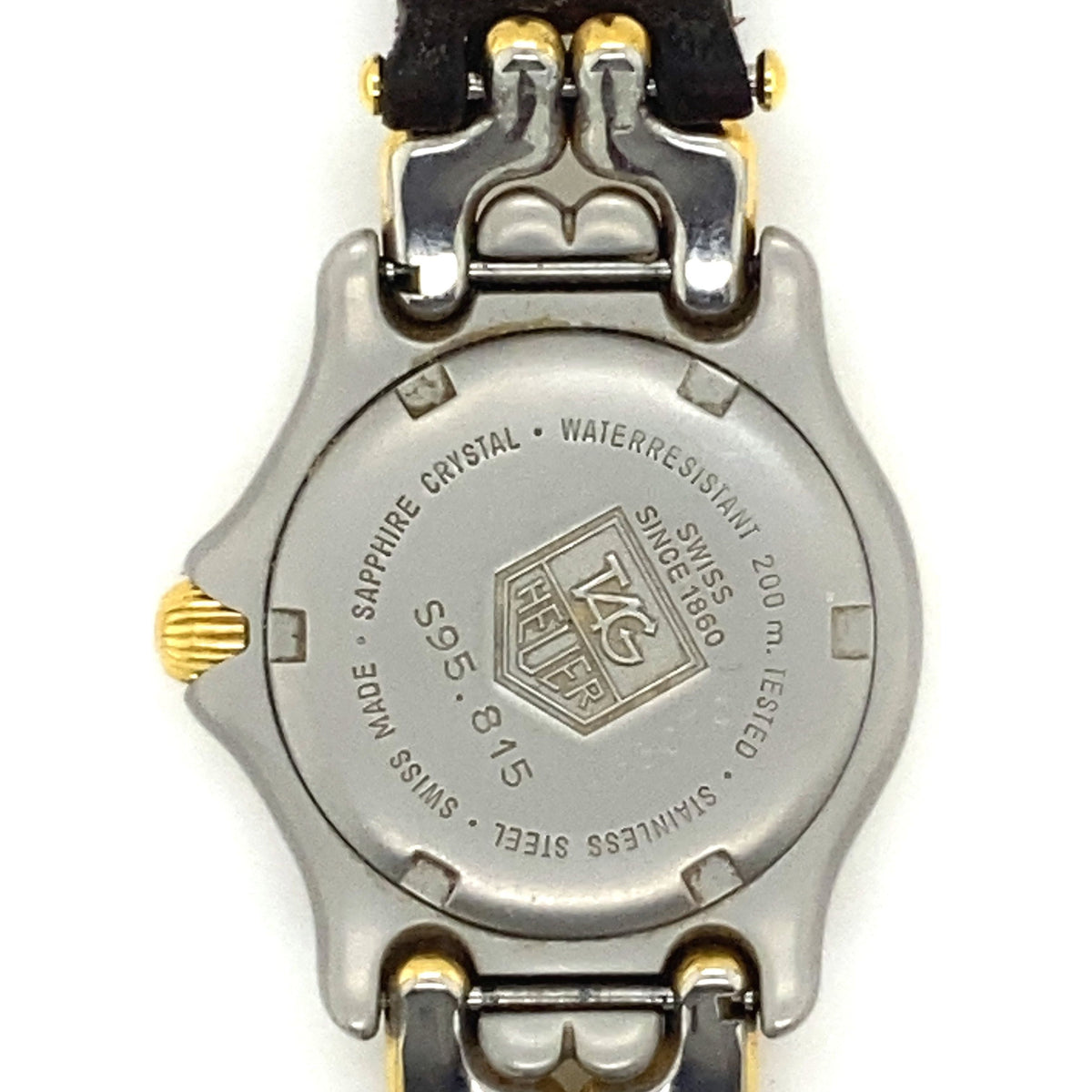 Tag Heuer Ladies White Dial Brown Leather Strap Quartz Watch H56070