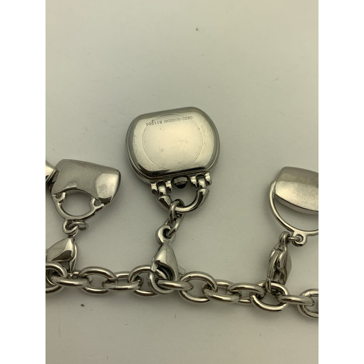 Citizen Eco-Drive Ladies Silver Tone Bracelet Charm Watch EG2310-61N