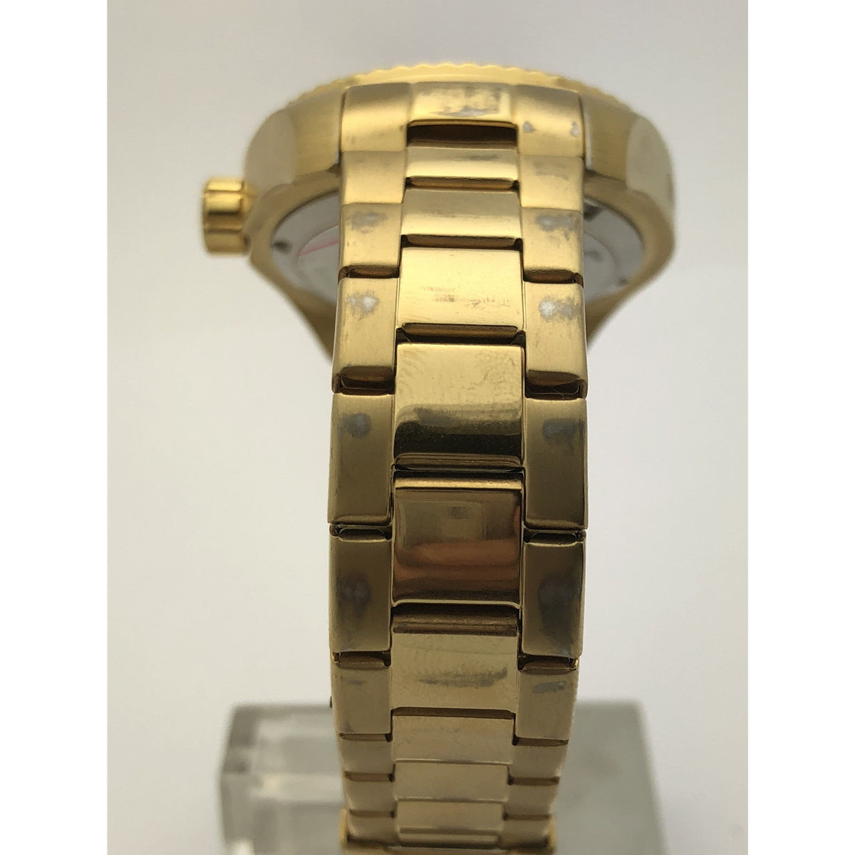 Invicta Ladies Gold Tone Stainless Steel Case and Band Watch 20352