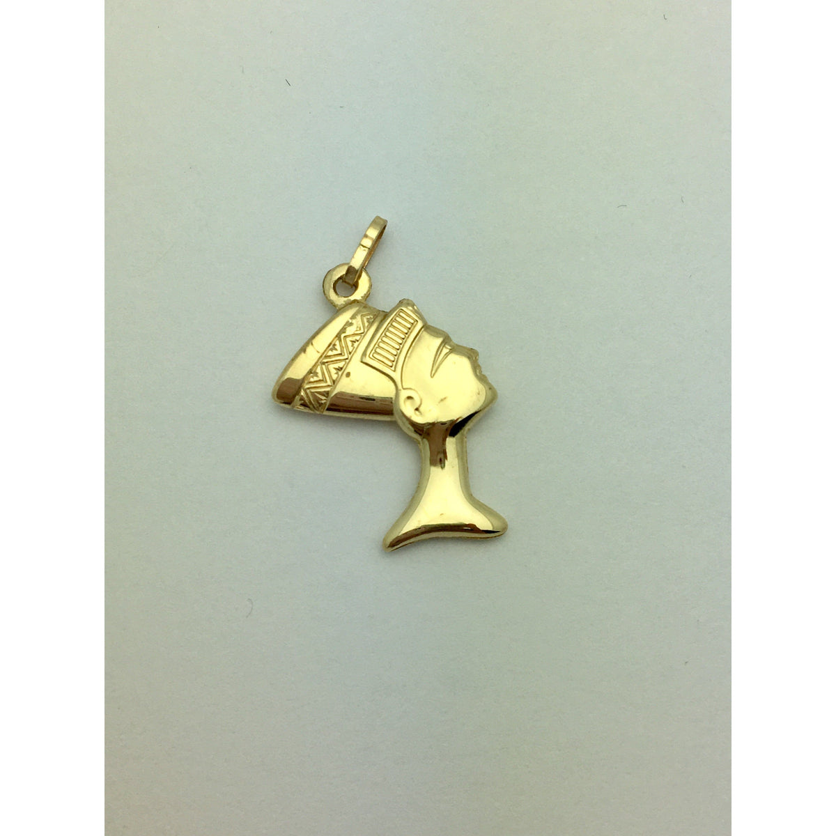 CHARJ038 14K Yellow Gold Lady Pharaoh Charm