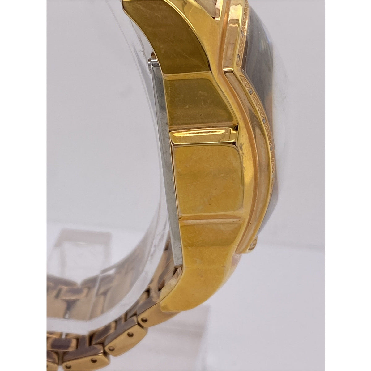 Techno Com by KC Unisex Rose Gold Dial Rose Gold Stainless Steel Watch