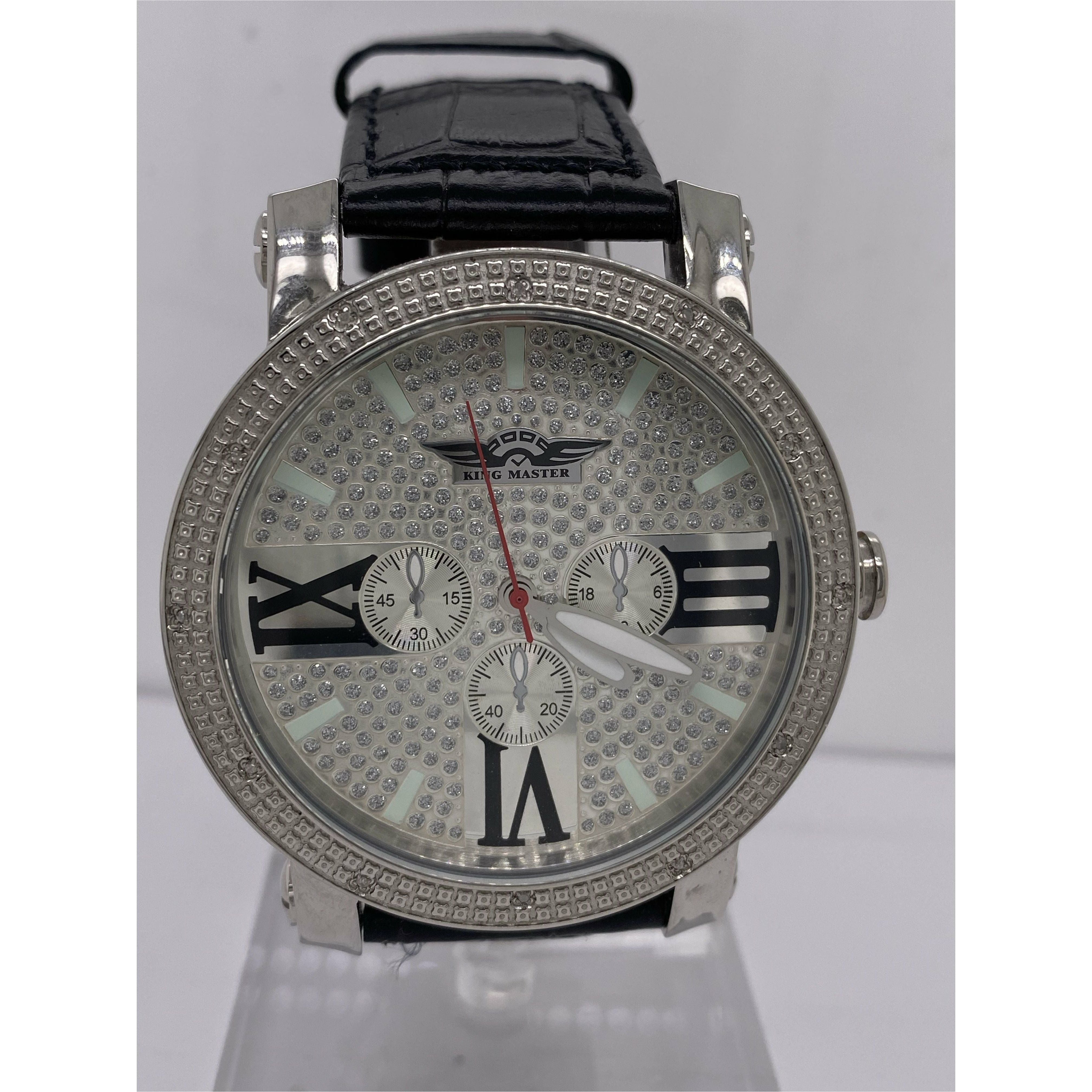 King master genuine on sale diamond watch 205