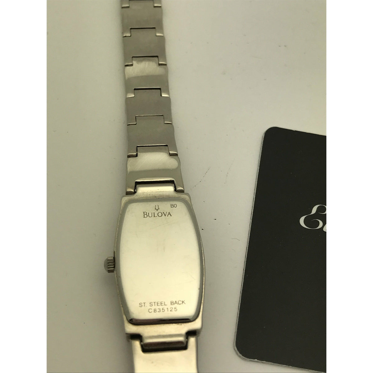 Caravelle by Bulova Women's Crystal Accented Black Dial Watch 43T17
