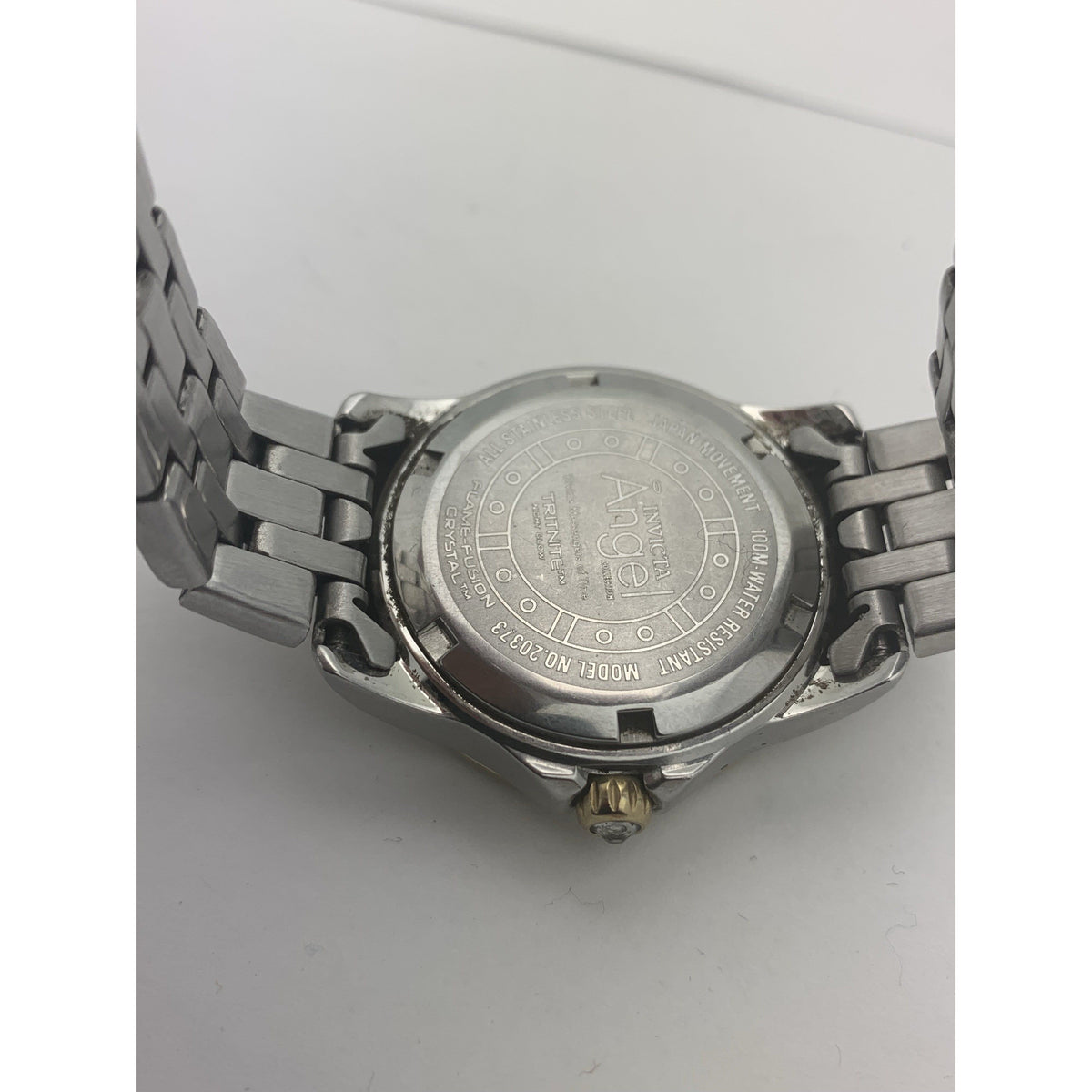 Invicta Ladies Silver Dial Two Tone Stainless Steel Watch 20373