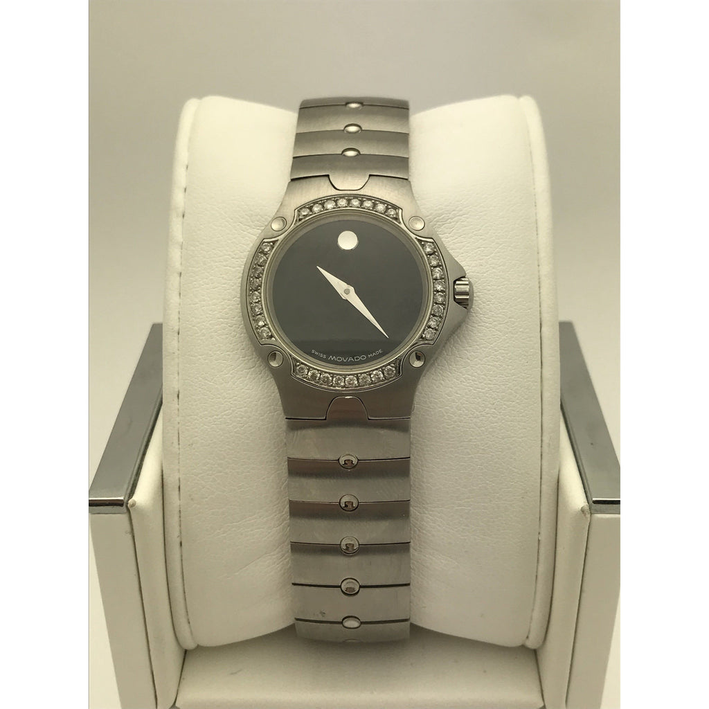 Movado Sport Edition Ladies\' Stainless Watch 0605792 Movado S.E. Sports Edition Ladies Silver Watch Steel  main image 4