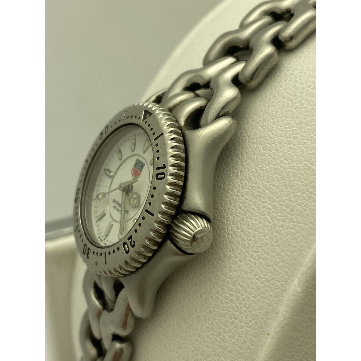 Tag Heuer Professional 200M Ladies White Dial Silver Stainless Steel Bracelet Watch S99.008M