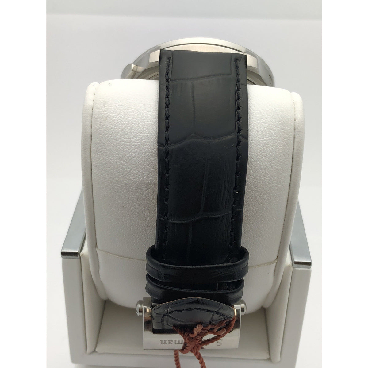 S. Coifman By Invicta Men's Silver Stainless Steel Case Black Band Watch SC0120