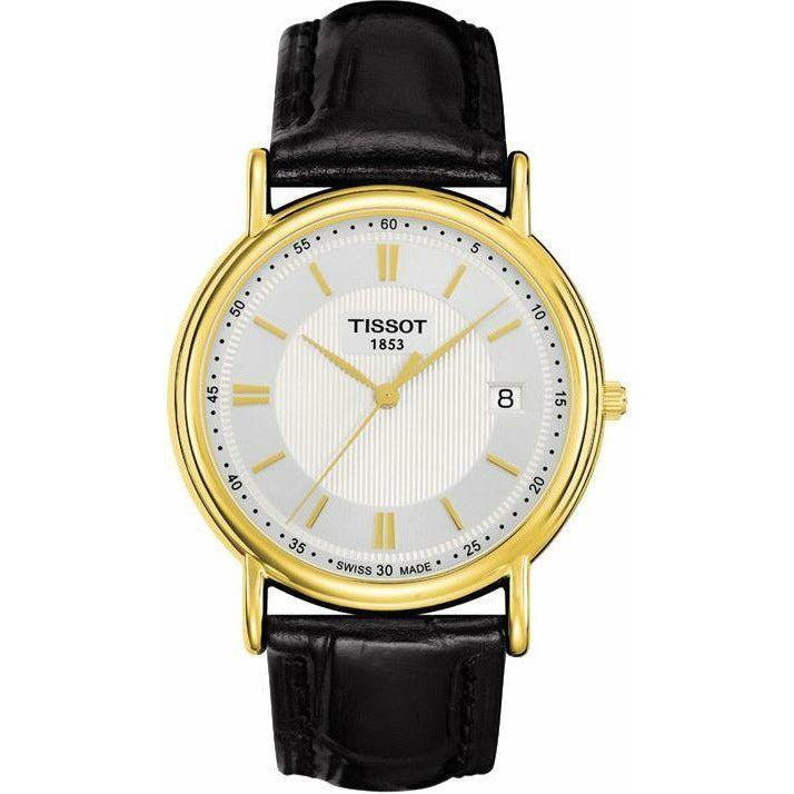 Tissot carson 18k discount gold