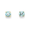 EARBBQGXBE51 14k 4mm March/Aquamarine Post Earrings