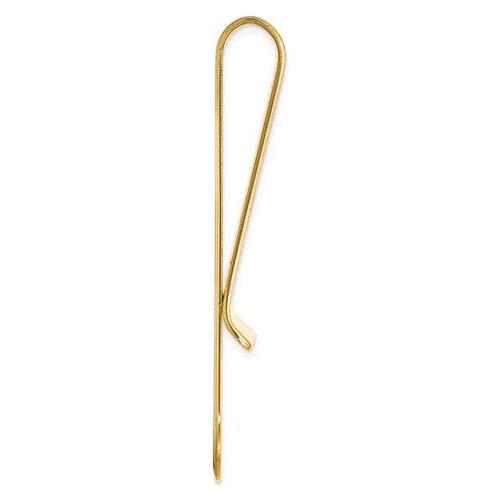 MCQGXNA606Y 14k Recessed Letters Polished Monogram Money Clip