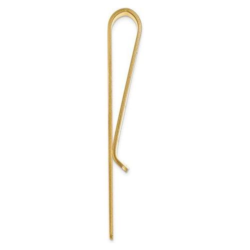 MCQGXNA607Y 14k Raised Letters Polished Monogram Money Clip