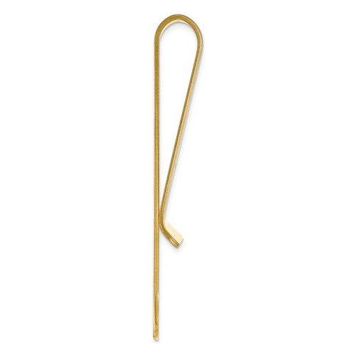 MCQGXNA608Y 14k Raised Letters Polished Monogram Money Clip