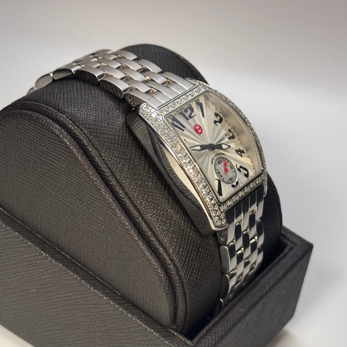 Michele Mini Urban Diamond Stainless Steel Watch MW02A01A2001