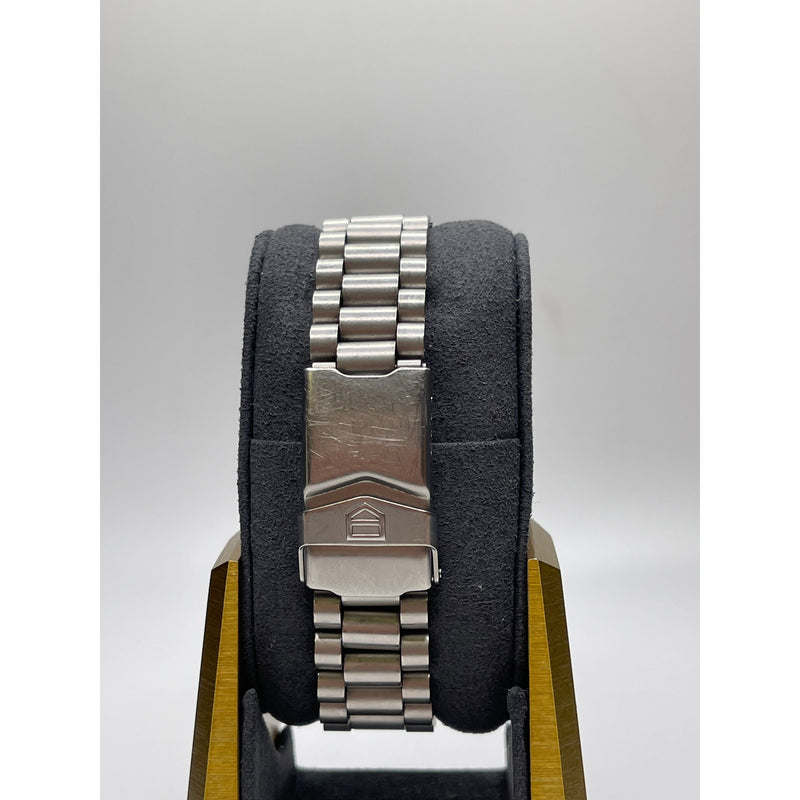 Tag Heuer Men's 1/10 Black Dial Stainless Steel Chrono Quartz Watch 571-513