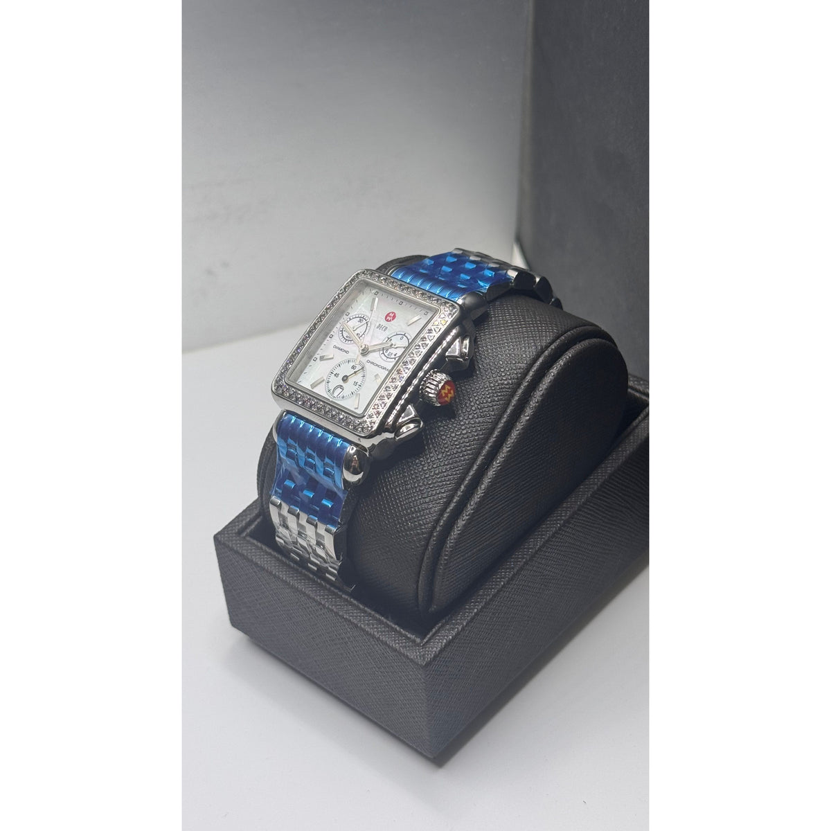 Michele Deco Diamond Stainless Steel Watch MW06A01