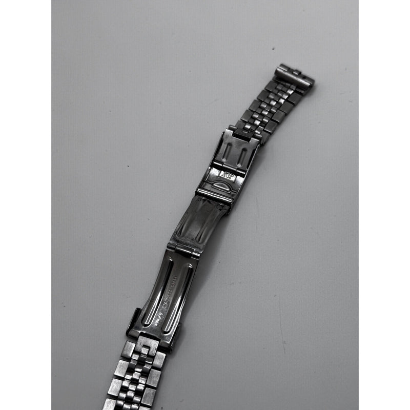 Heuer Men’s Carrera Silver Dial Brown Leather & Stainless Steel Strap Vintage Watch 2447T