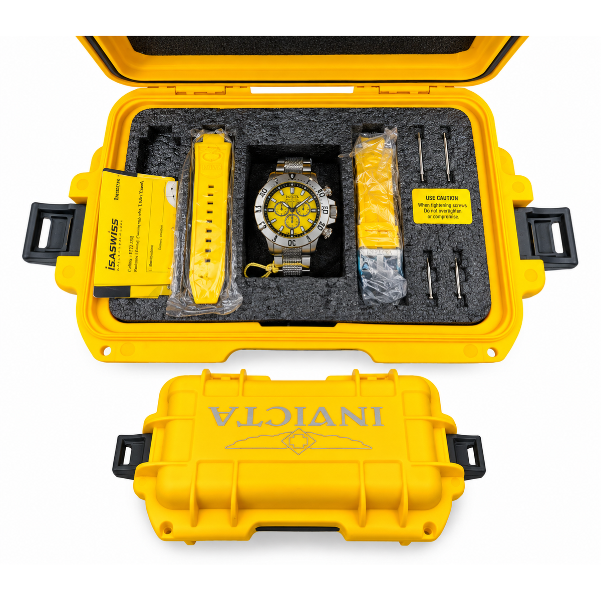 Invicta Subaqua Noma III 6689 Yellow Dial Limited Edition 0126/2800 50mm