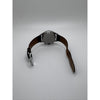 Heuer Men’s Carrera Silver Dial Brown Leather & Stainless Steel Strap Vintage Watch 2447T