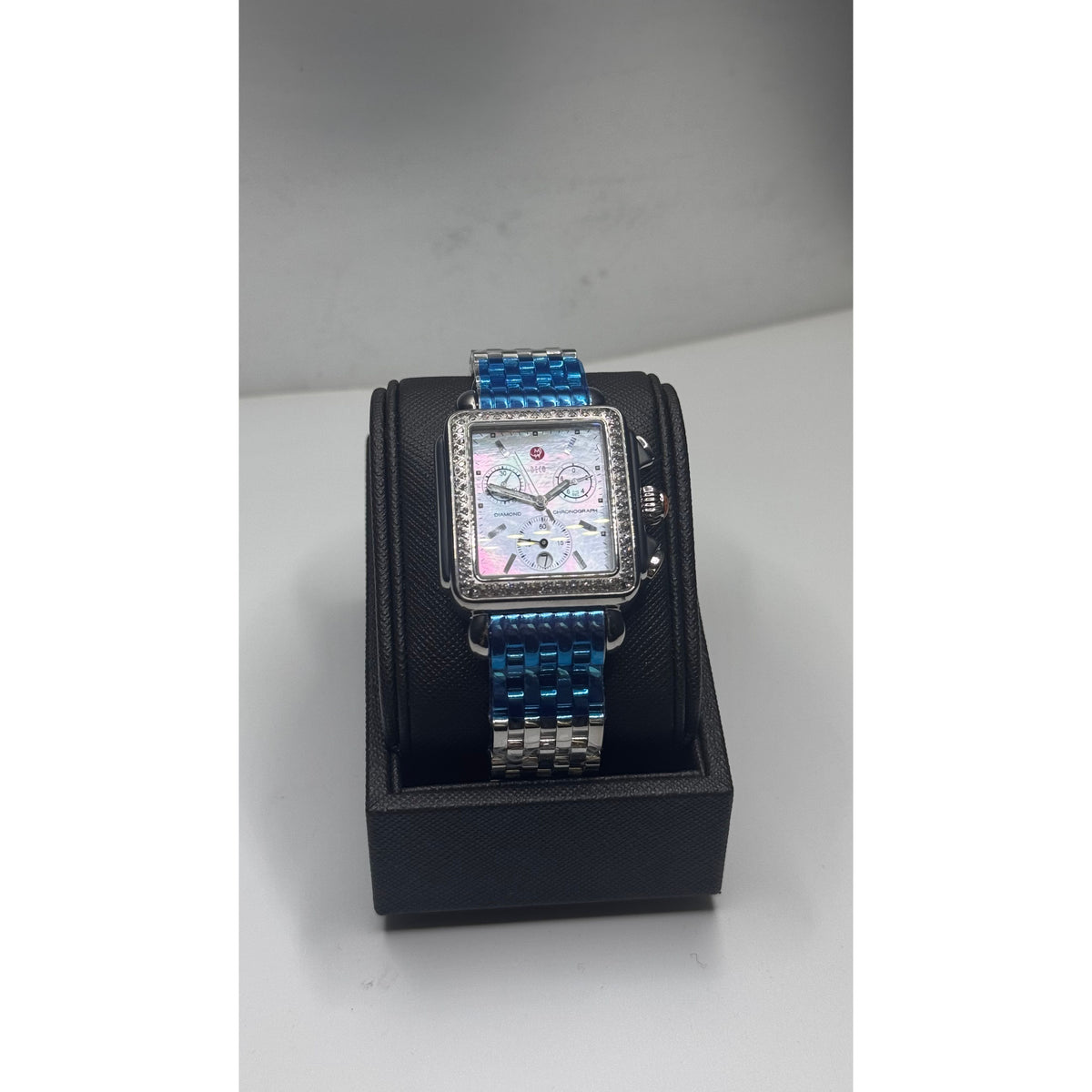 Michele Deco Diamond Stainless Steel Watch MW06A01