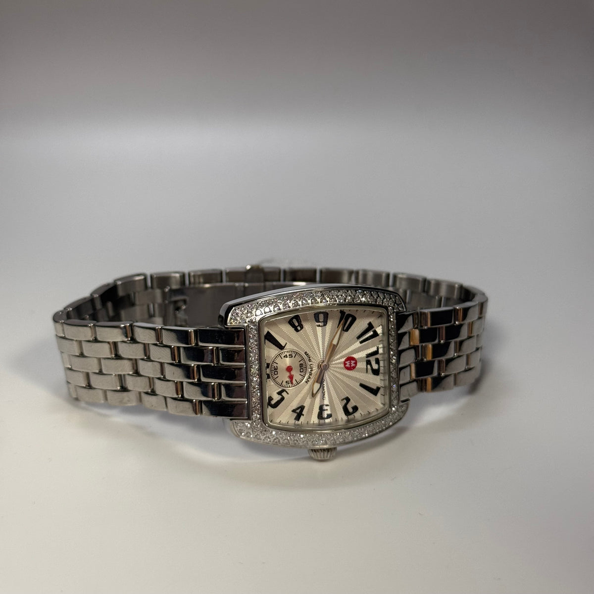 Michele Mini Urban Diamond Stainless Steel Watch MW02A01A2001