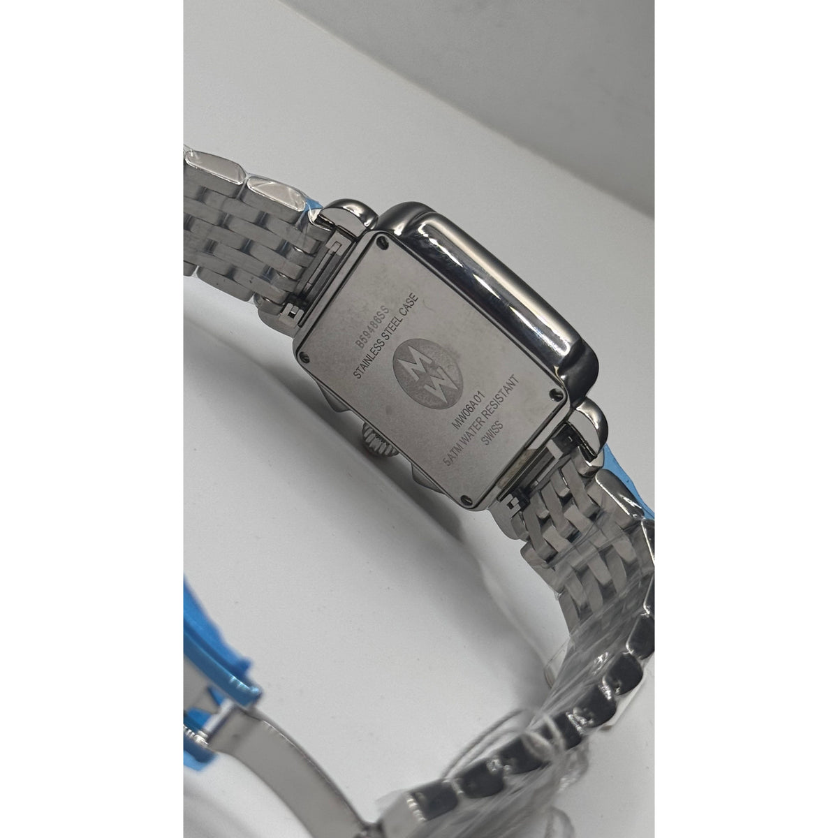 Michele Deco Diamond Stainless Steel Watch MW06A01