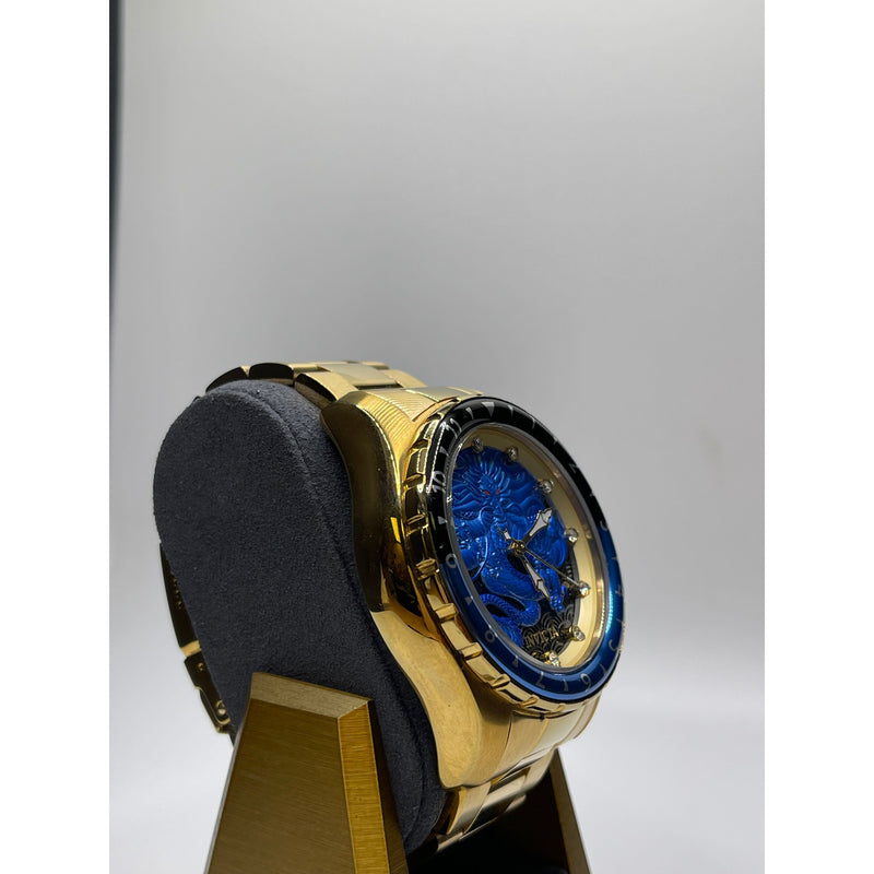 Invicta Men's Speedway Blue Dragon Dial Stainless Steel Bracelet Watch 28355