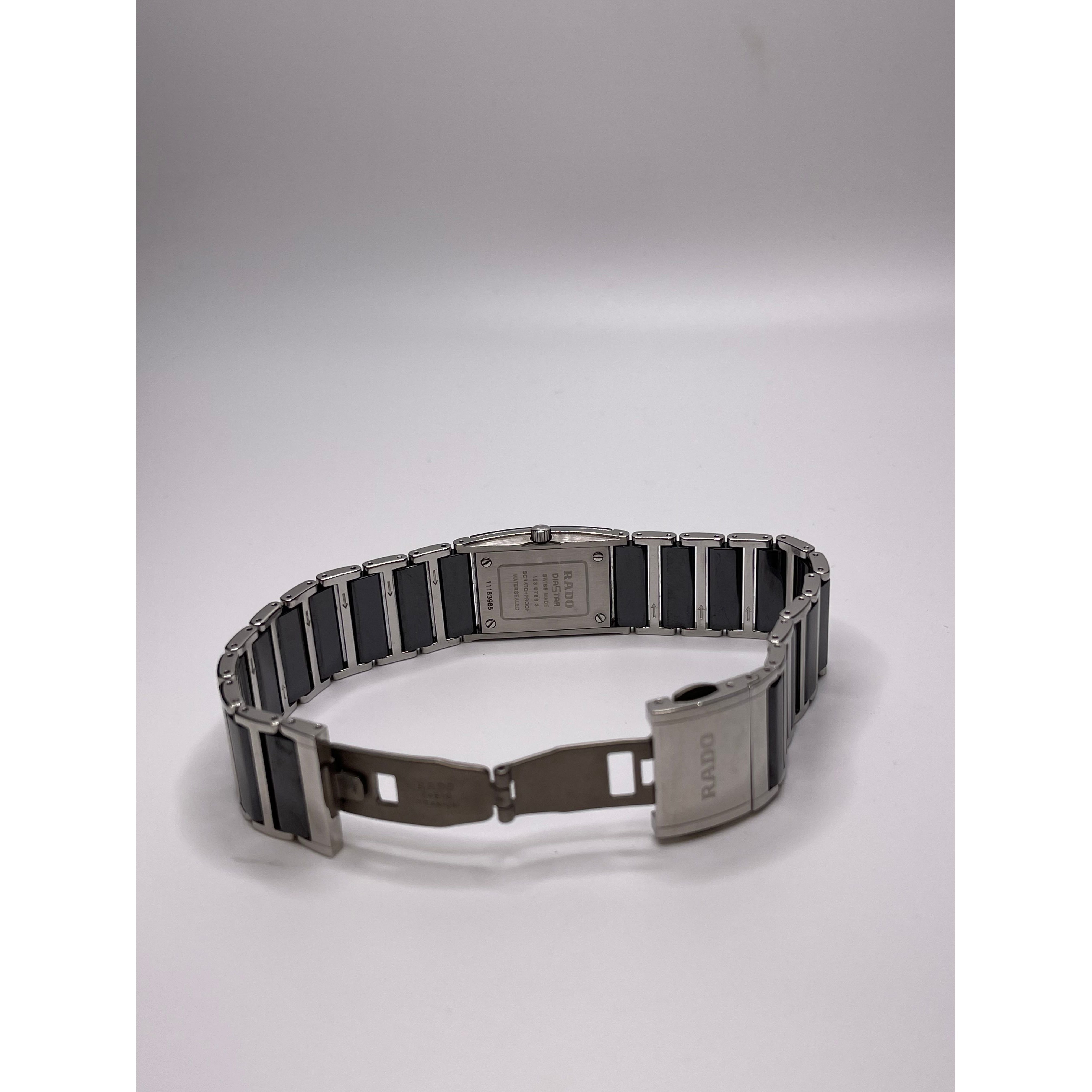 Rado Jubile Ladies Black Dial Stainless Steel/Ceramic Bracelet