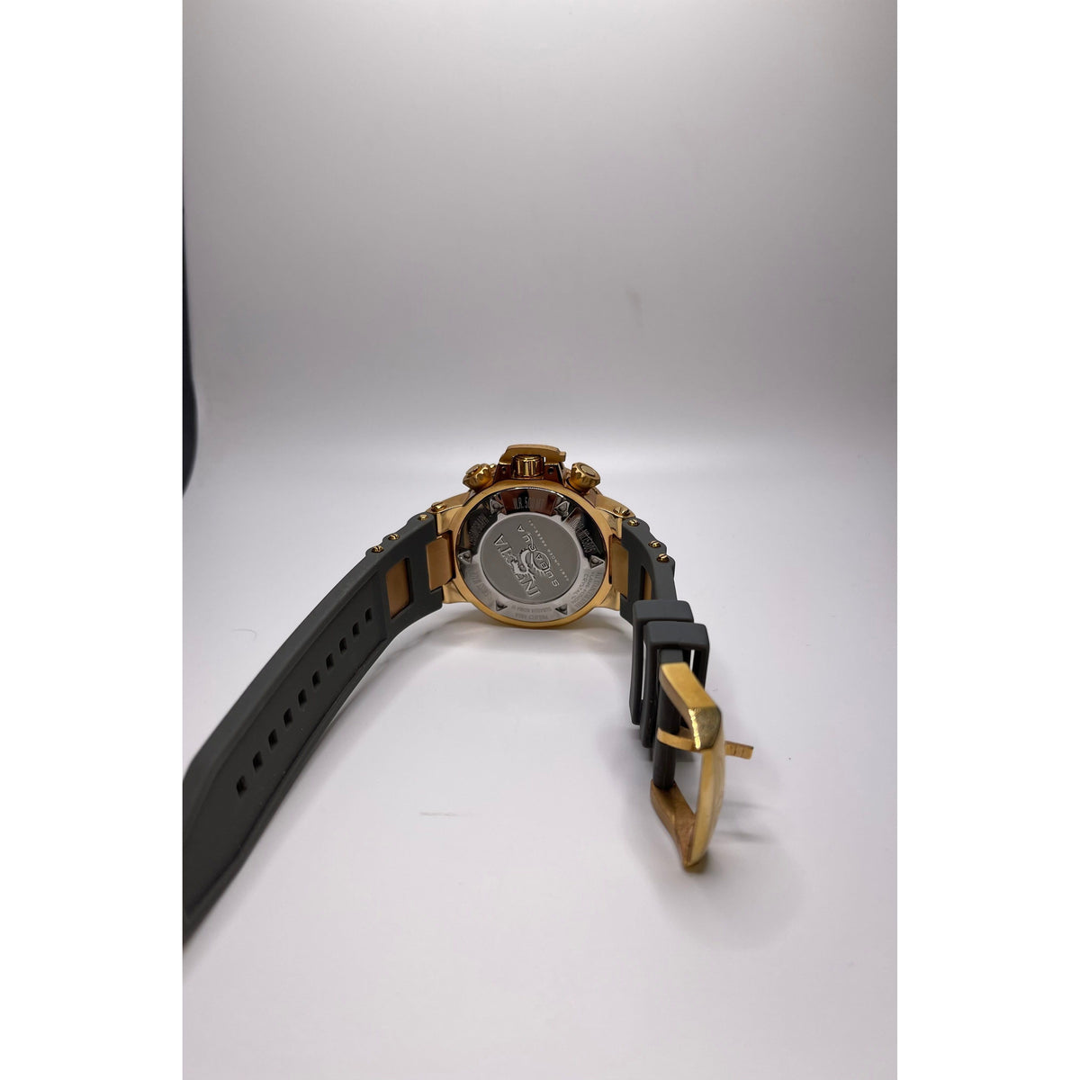 Invicta SubAqua Men's Dark Gray Dial Gray Rubber Strap Quartz Watch 15805