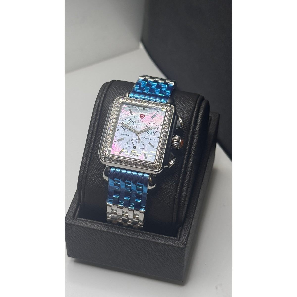 Michele Deco Diamond Stainless Steel Watch MW06A01