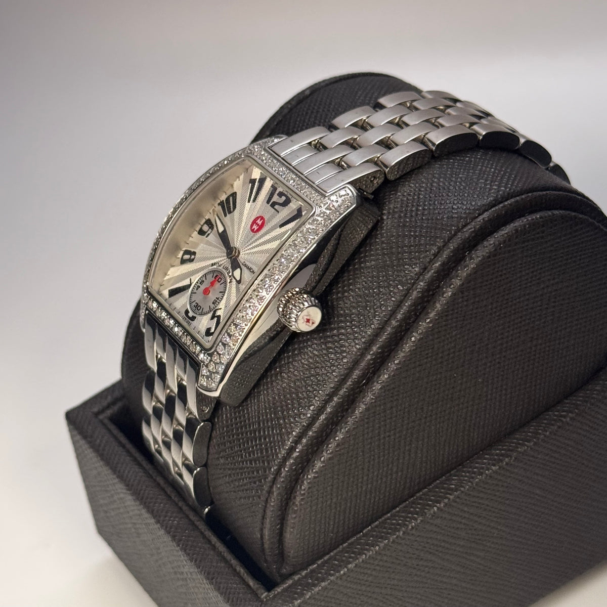 Michele Mini Urban Diamond Stainless Steel Watch MW02A01A2001