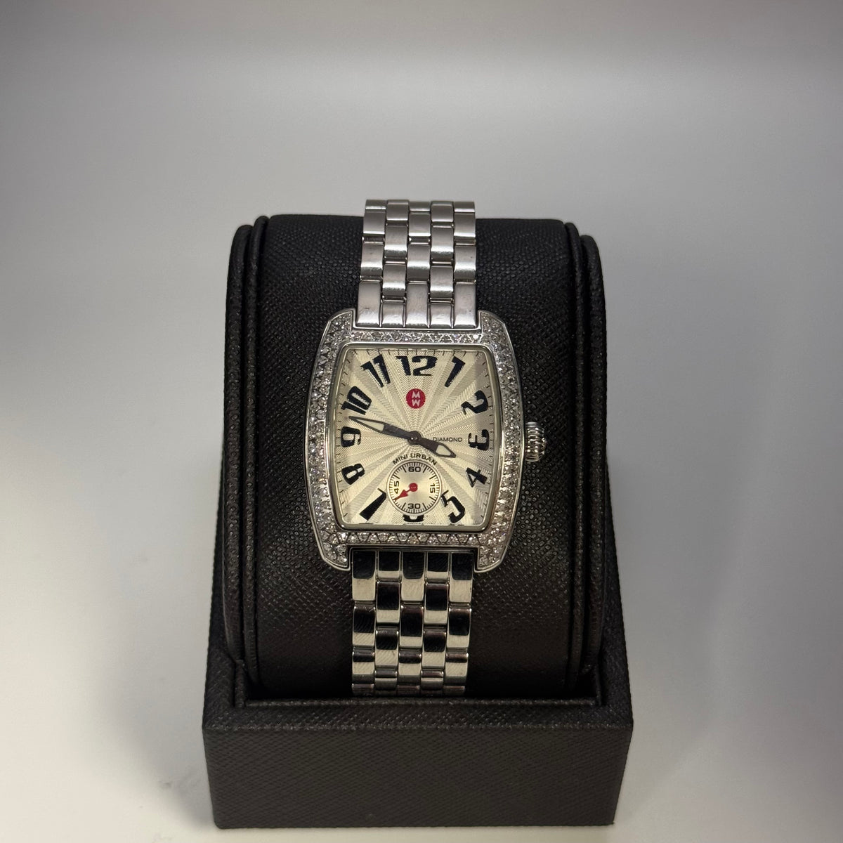 Michele Mini Urban Diamond Stainless Steel Watch MW02A01A2001