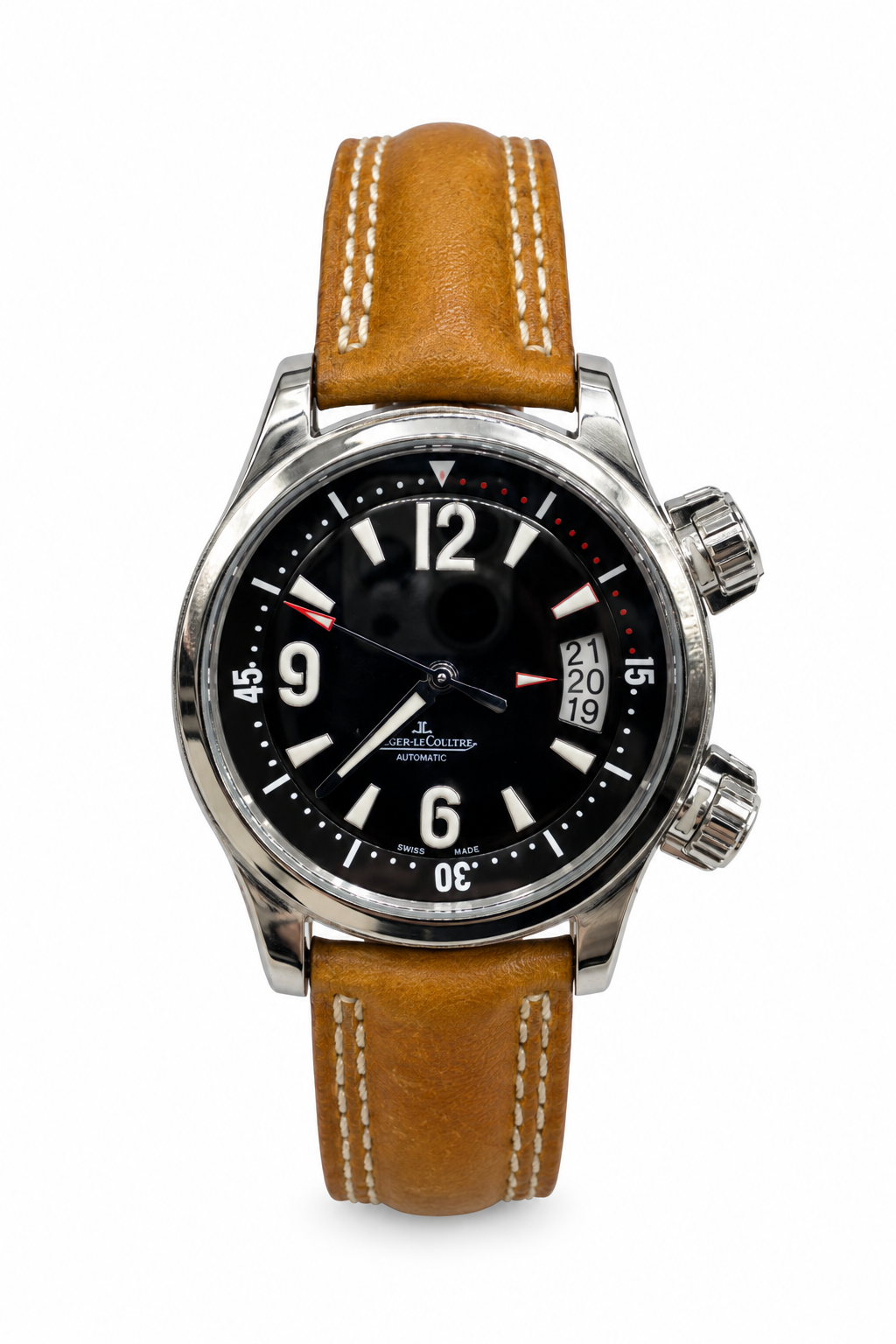 Jaeger LeCoultre Master Compressor Black Dial Automatic Men's Watch Q1728470